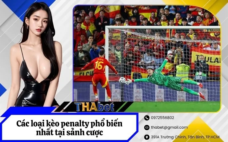Các loại kèo penalty phổ biến nhất tại sảnh cược