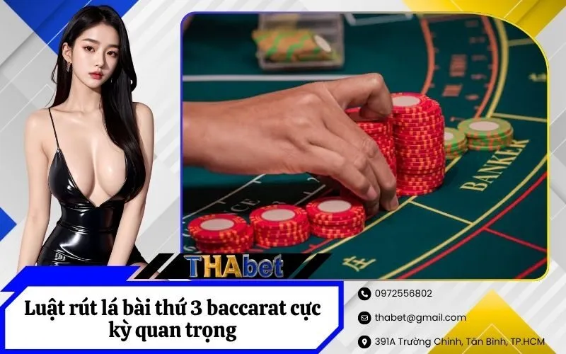 Luật rút lá bài thứ 3 baccarat cực kỳ quan trọng