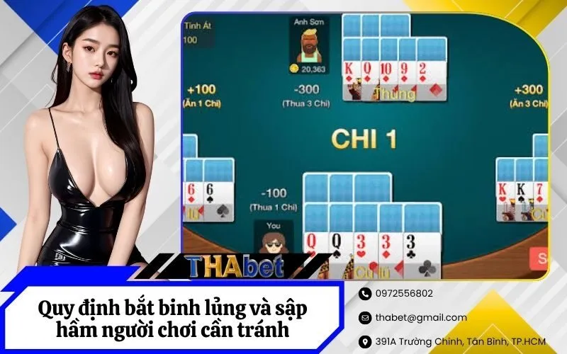 Quy định bắt binh lủng và sập hầm người chơi cần tránh