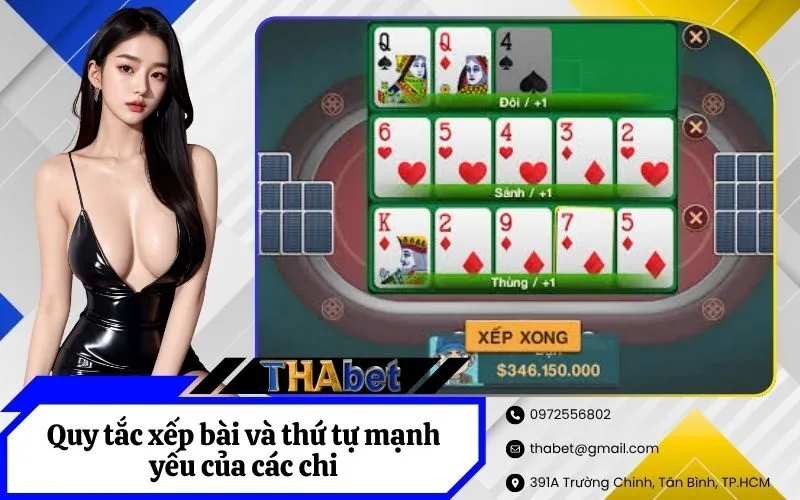 Quy tắc xếp bài và thứ tự mạnh yếu của các chi